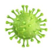 Illustration eines Virus